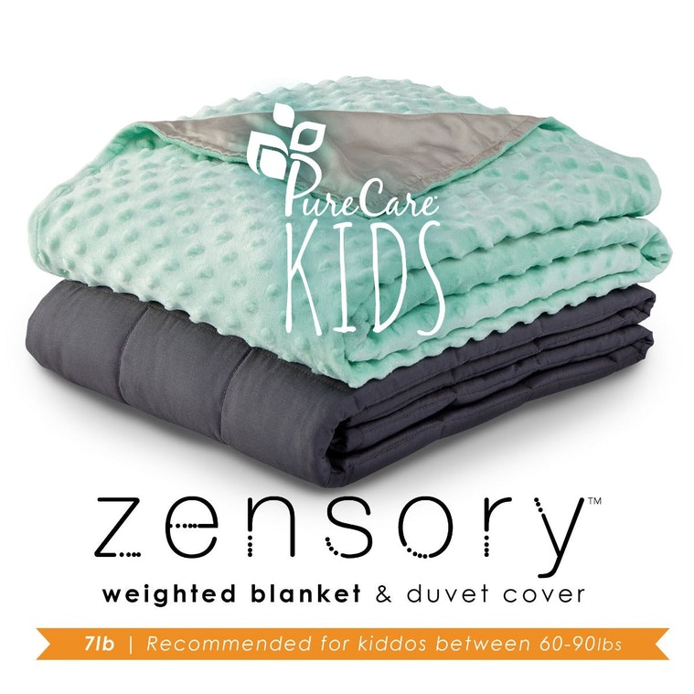 PureCare Zensory Kids Weighted Blanket and Duvet Cover
