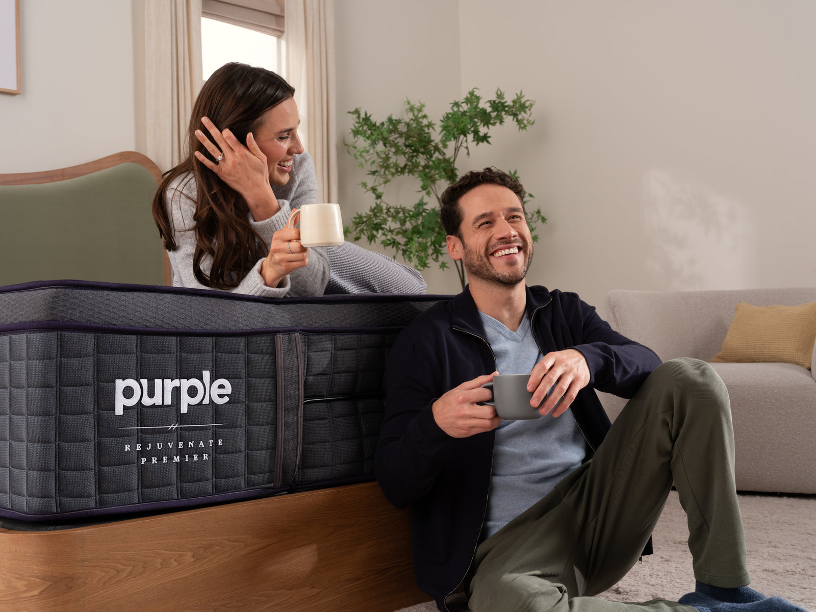 バレエ type O square / Joy flower purple stina stina / type O square / Joy flower purple