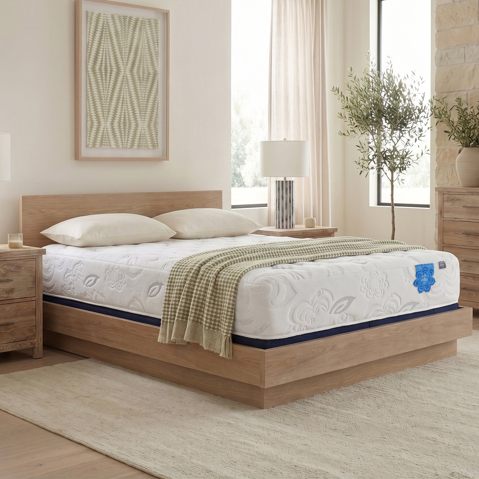 PranaSleep Asha Luxe Medium 3.0 Mattress Split Head