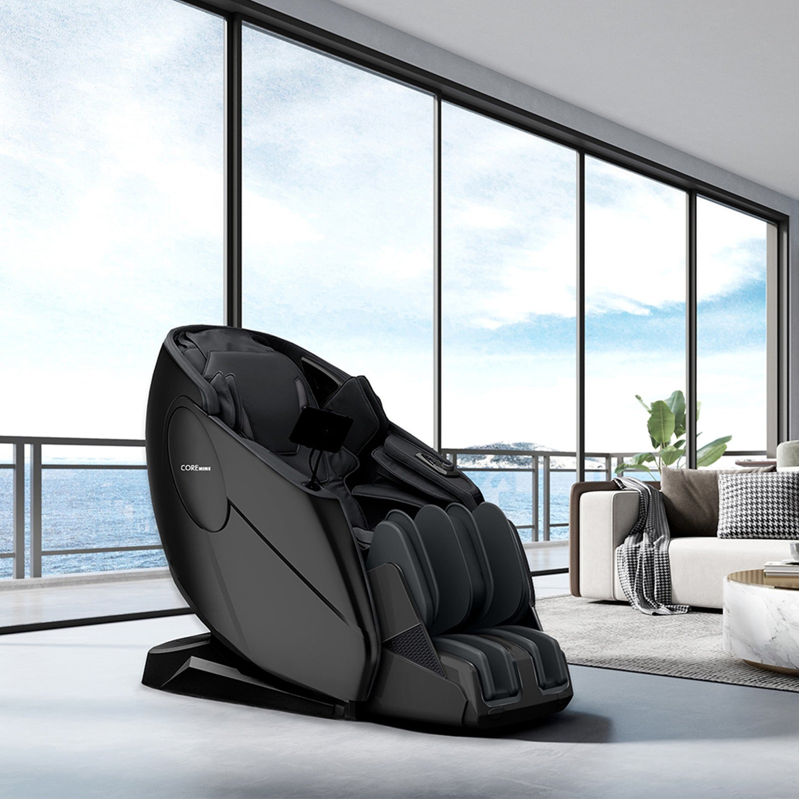 COREnine C600 Massage Chair Black