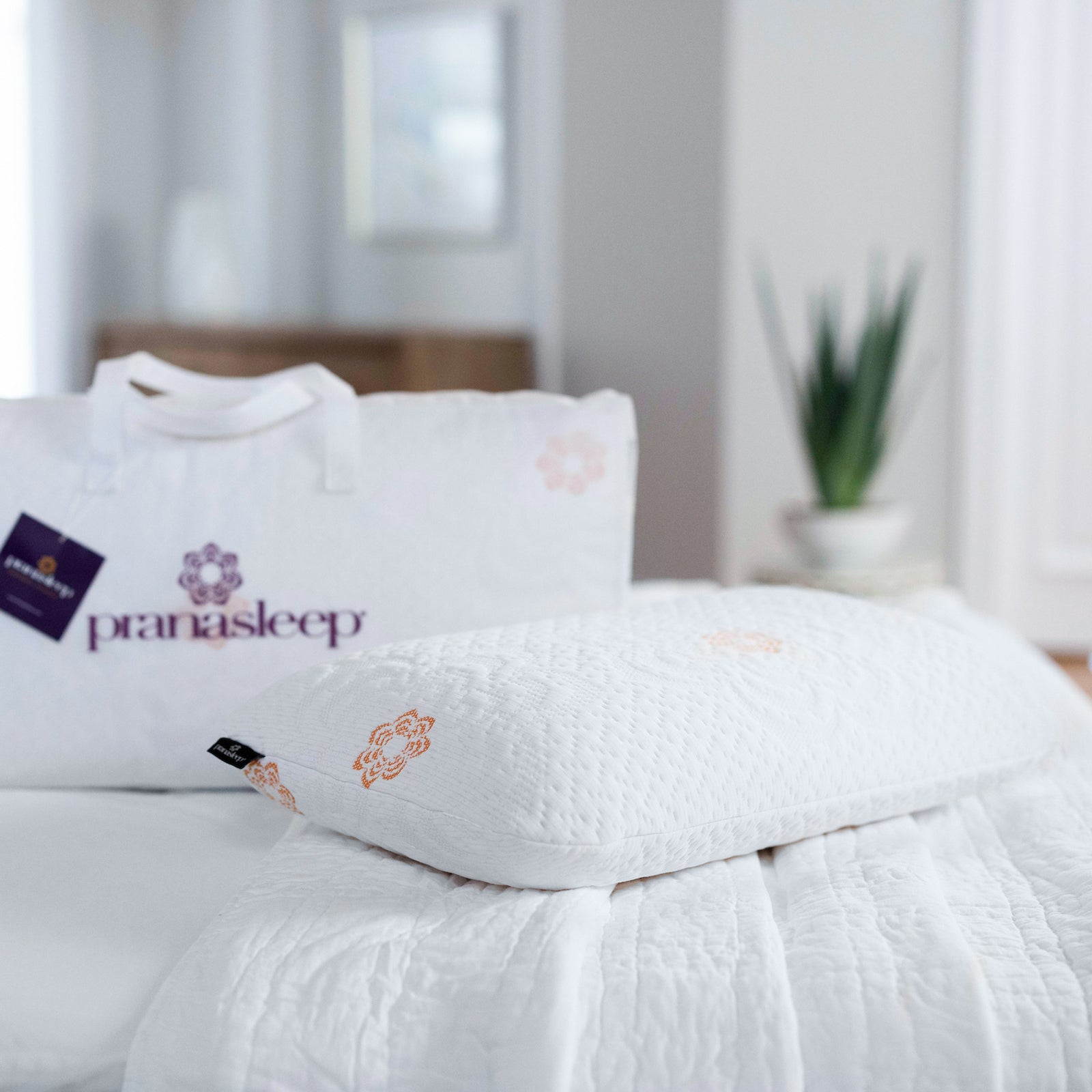 PranaSleep Karma Cooling Latex Pillow