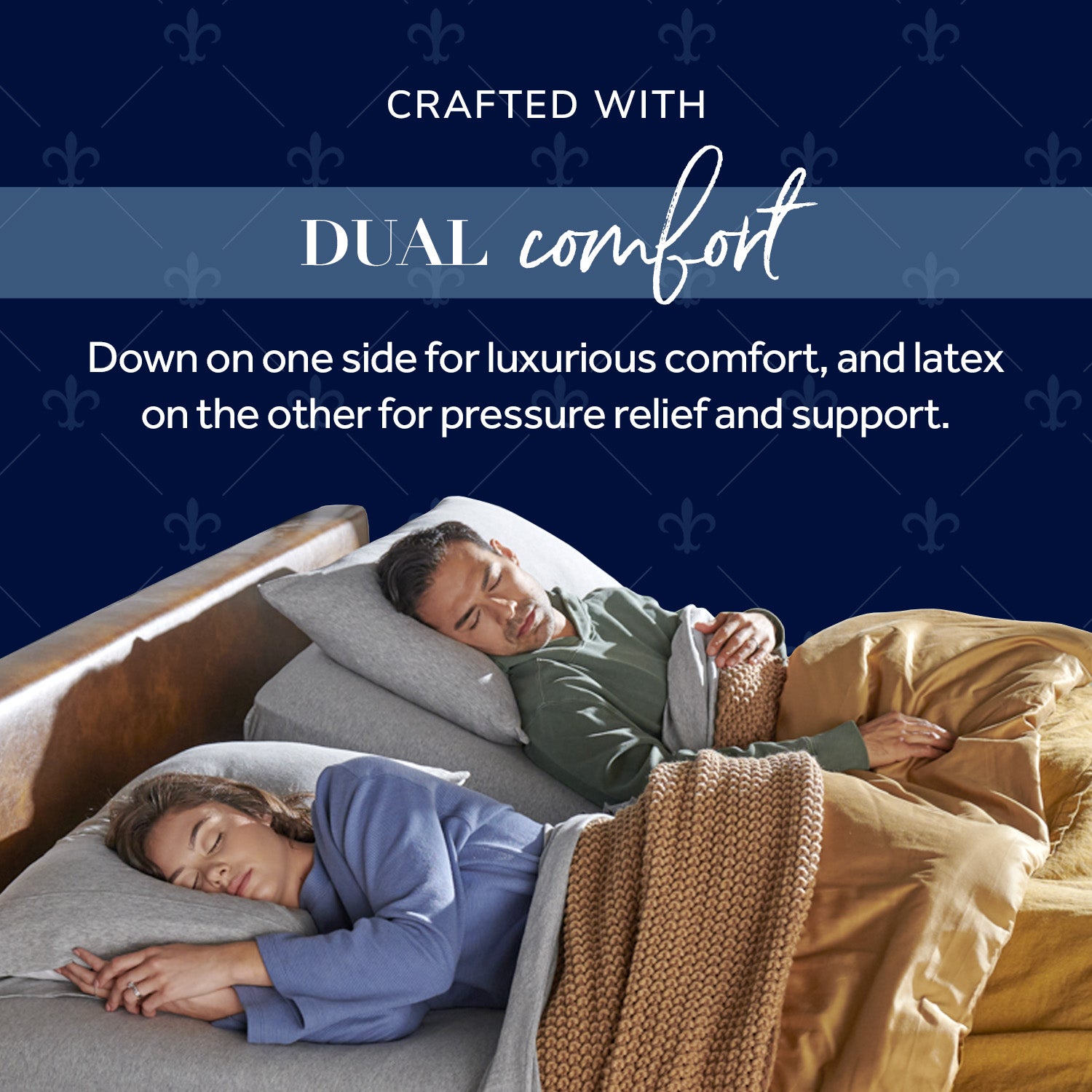 Stearns & Foster Down & Latex Pillow