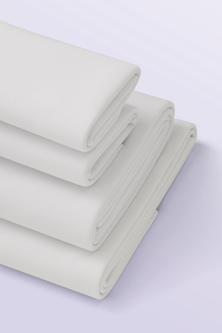 Purple SoftStretch Sheets White